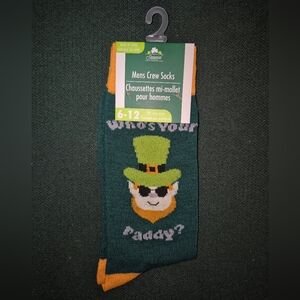 "Who's Your Paddy?" Mens Crew Socks